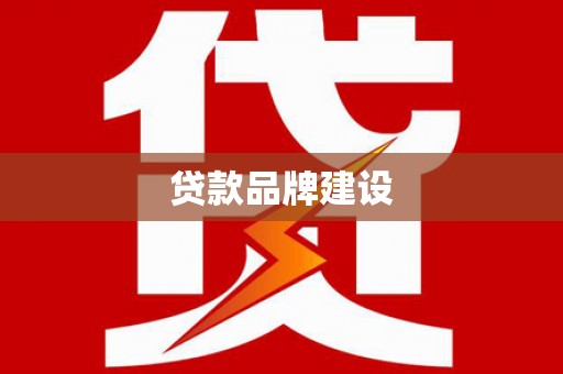 潼关贷款品牌建设