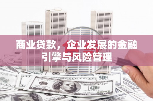 潼关商业贷款，企业发展的金融引擎与风险管理