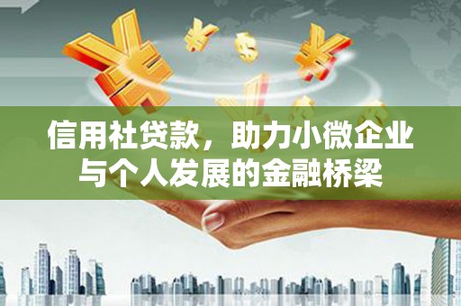 潼关信用社贷款，助力小微企业与个人发展的金融桥梁