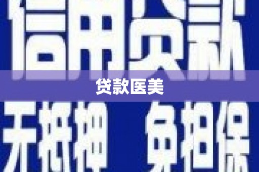 潼关贷款医美