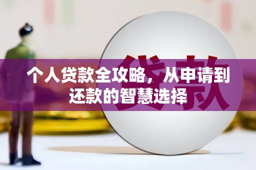 潼关个人贷款全攻略，从申请到还款的智慧选择