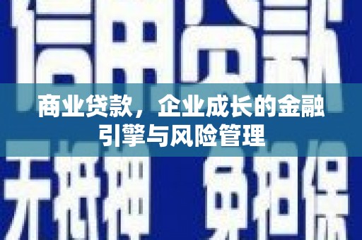 潼关商业贷款，企业成长的金融引擎与风险管理