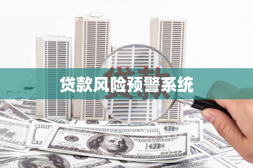 潼关贷款风险预警系统