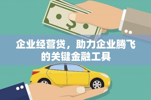 潼关企业经营贷，助力企业腾飞的关键金融工具