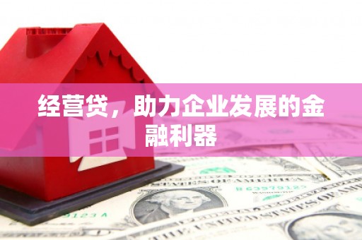 潼关经营贷，助力企业发展的金融利器
