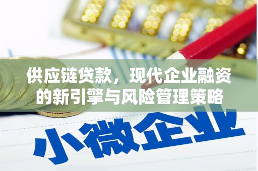 潼关供应链贷款，现代企业融资的新引擎与风险管理策略