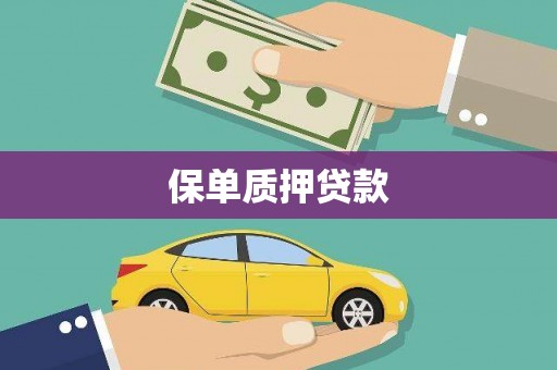 潼关保单质押贷款