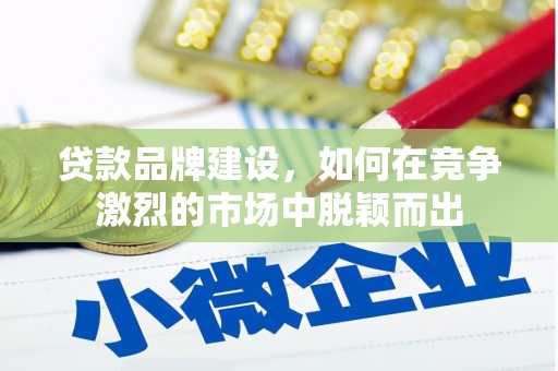 潼关贷款品牌建设，如何在竞争激烈的市场中脱颖而出
