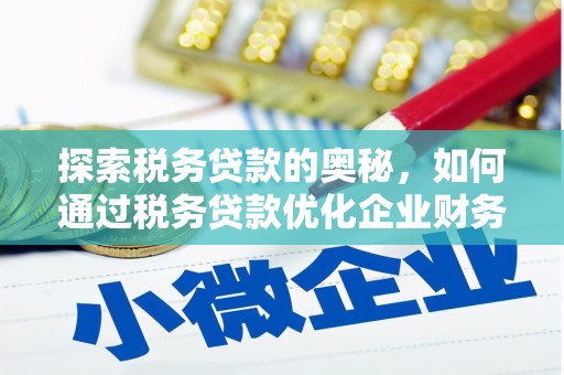 潼关探索税务贷款的奥秘，如何通过税务贷款优化企业财务