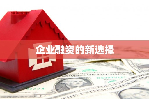 潼关企业融资的新选择