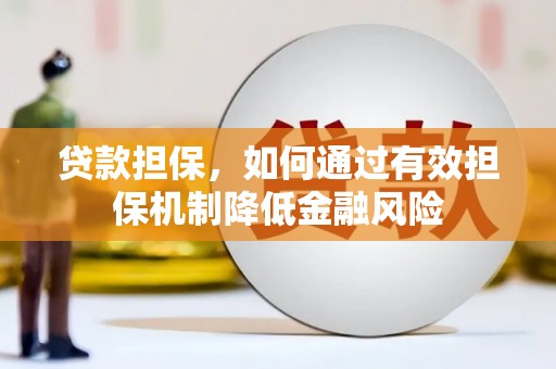 潼关贷款担保，如何通过有效担保机制降低金融风险