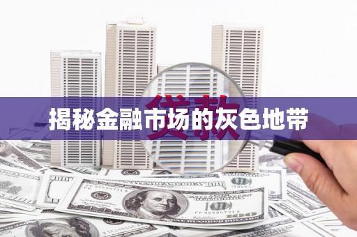 潼关揭秘金融市场的灰色地带