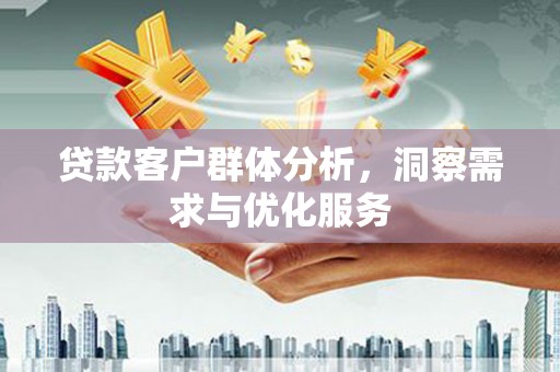 潼关贷款客户群体分析，洞察需求与优化服务