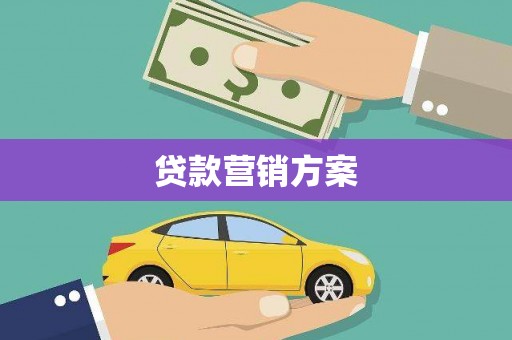 潼关贷款营销方案